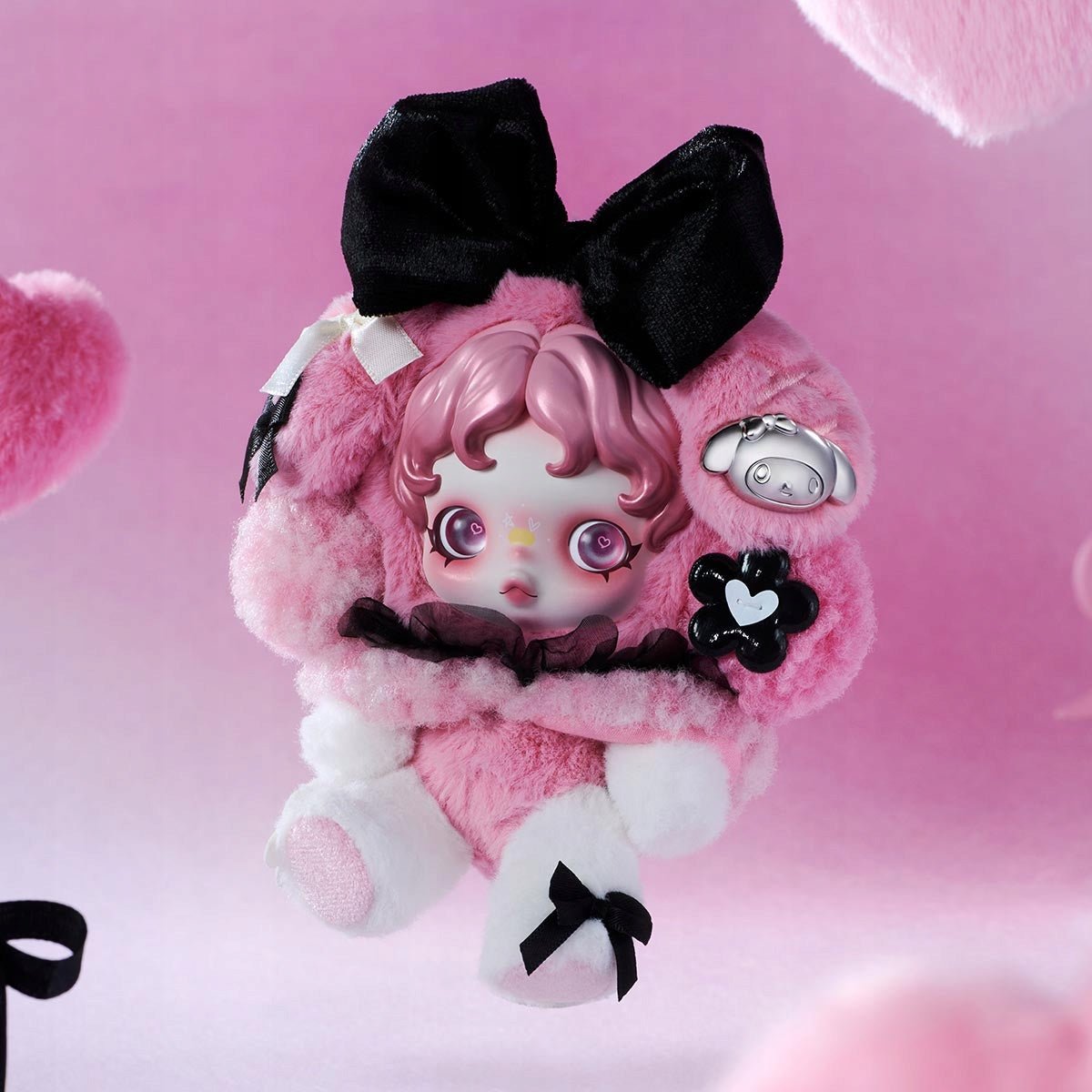 POP MART - SKULLPANDA x MY MELODY | Brelok - KICKOMI