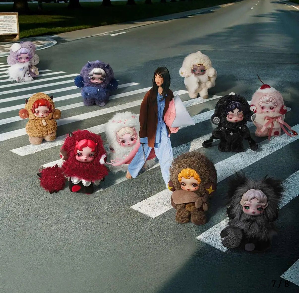 POP MART - Skullpanda You Found Me Plush Doll Pendant | Blind Box Brelok - KICKOMI