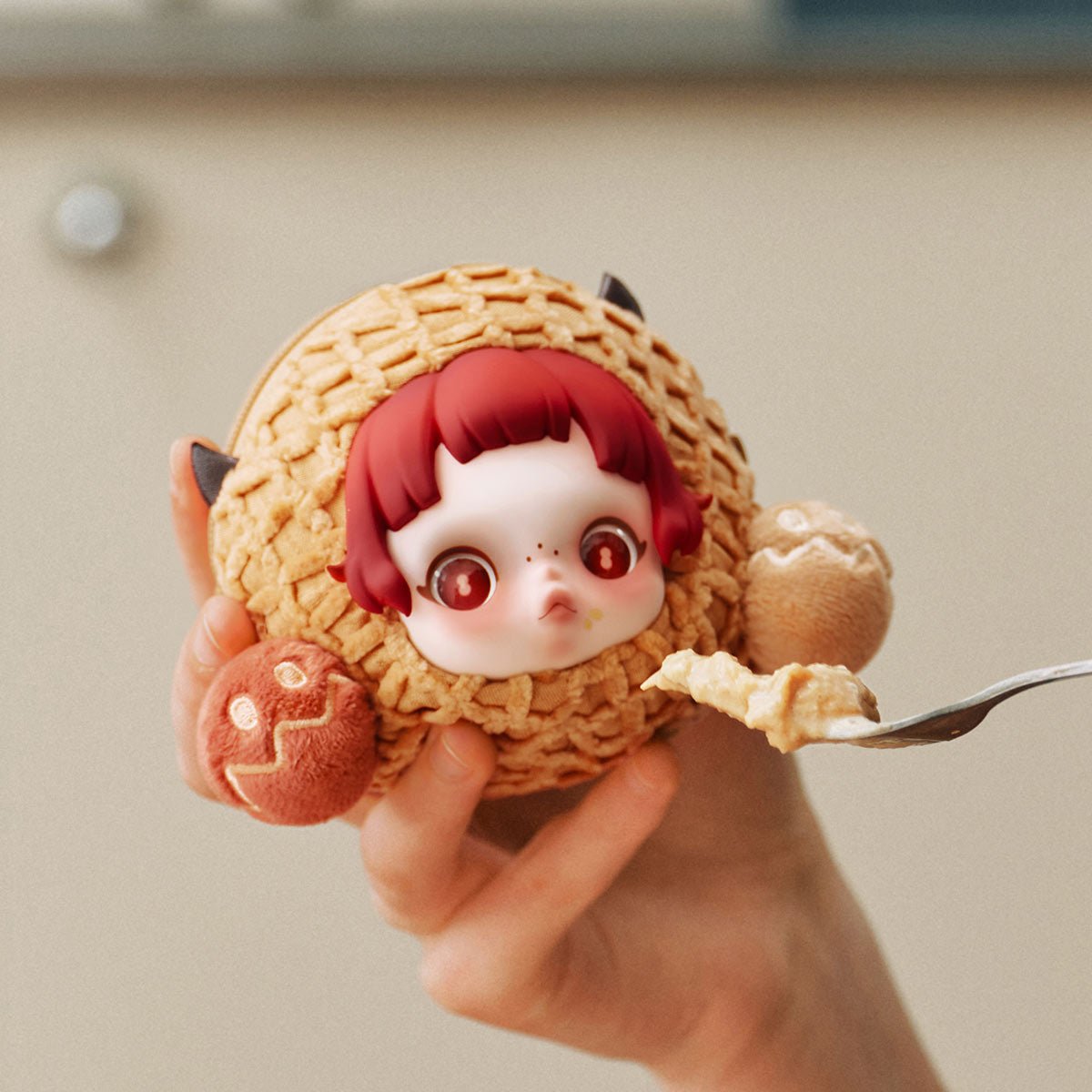POP MART - SKULLPANDA You Found Me! Pranky Peanut Earphone Bag - KICKOMI