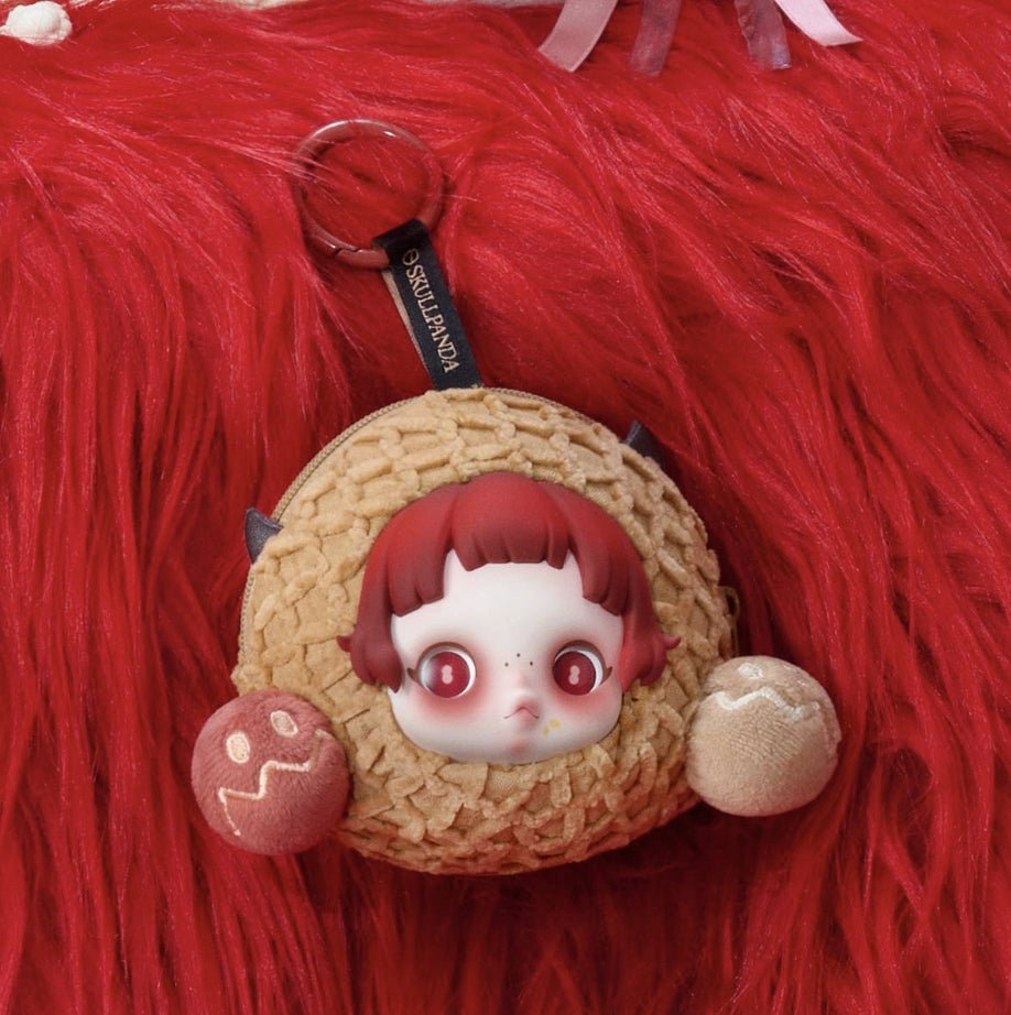 POP MART - SKULLPANDA You Found Me! Pranky Peanut Earphone Bag | Brelok na Słuchawki - KICKOMI