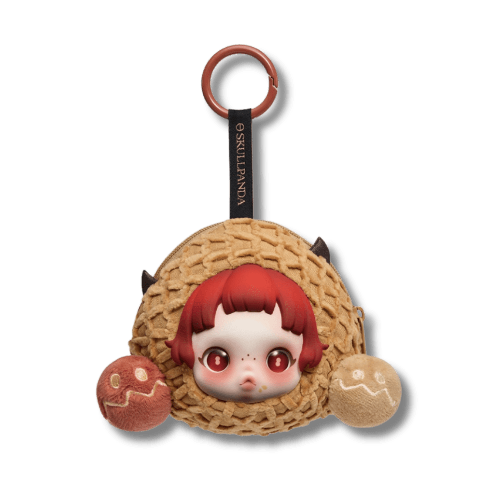 POP MART - SKULLPANDA You Found Me! Pranky Peanut Earphone Bag | Brelok na Słuchawki - KICKOMI