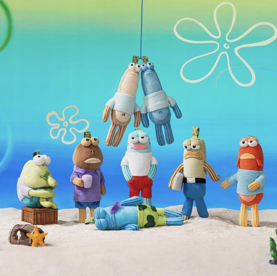 POP MART - SpongeBob Bikini Bottom Buddies Brelok Whimsical Plush | Blind Box Brelok - KICKOMI