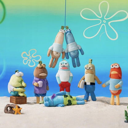 POP MART - SpongeBob Bikini Bottom Buddies Brelok Whimsical Plush | Blind Box Brelok - KICKOMI