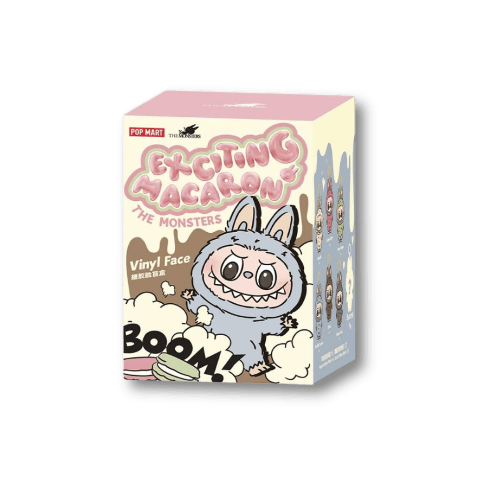 POP MART - The Monsters Labubu Exciting Macaron | Blind Box Brelok - KICKOMI