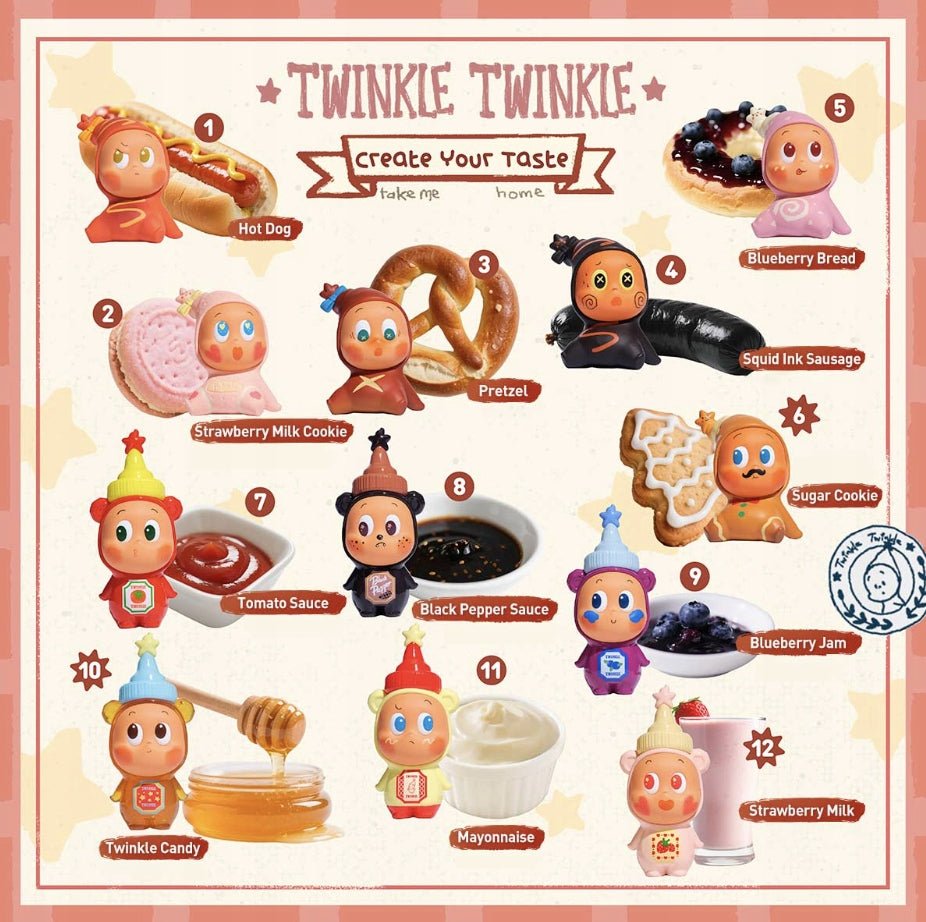 POP MART - Twinkle Twinkle Create Your Taste Series Figures | Blind Box Figurka Kolekcjonerska - KICKOMI
