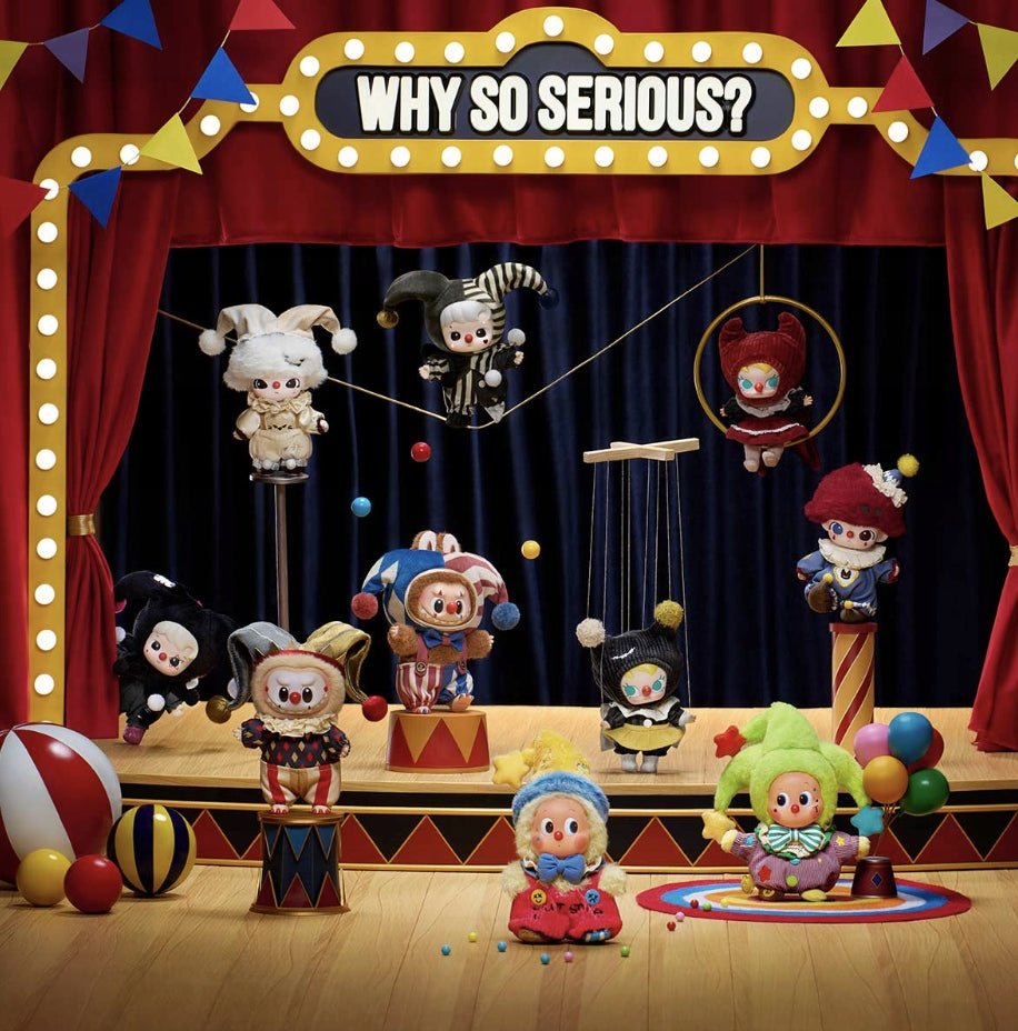 POP MART - WHY SO SERIOUS Series Vinyl Plush Pendant | Blind Box Brelok - KICKOMI