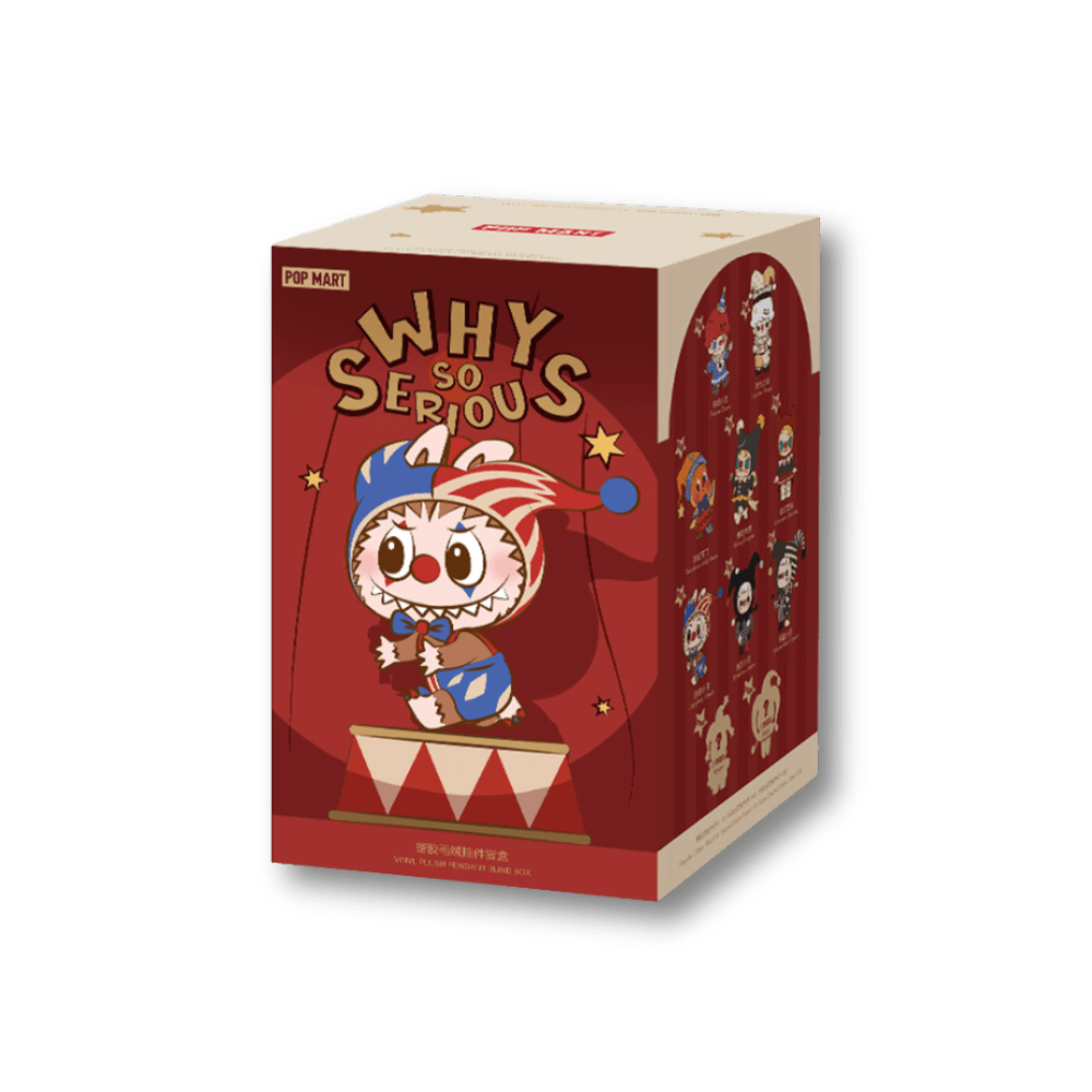 POP MART - WHY SO SERIOUS Series Vinyl Plush Pendant | Blind Box Brelok - KICKOMI