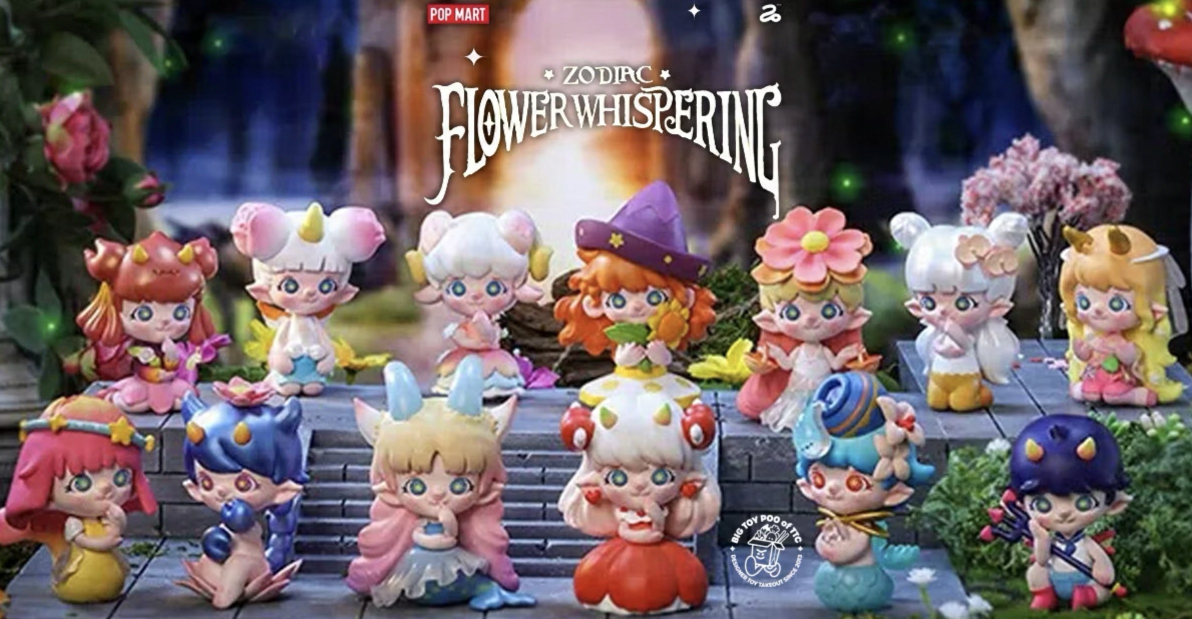 POP MART - Zoe Zodiac Flower Whispering Series | Blind Box Figurka Kolekcjonerska - KICKOMI