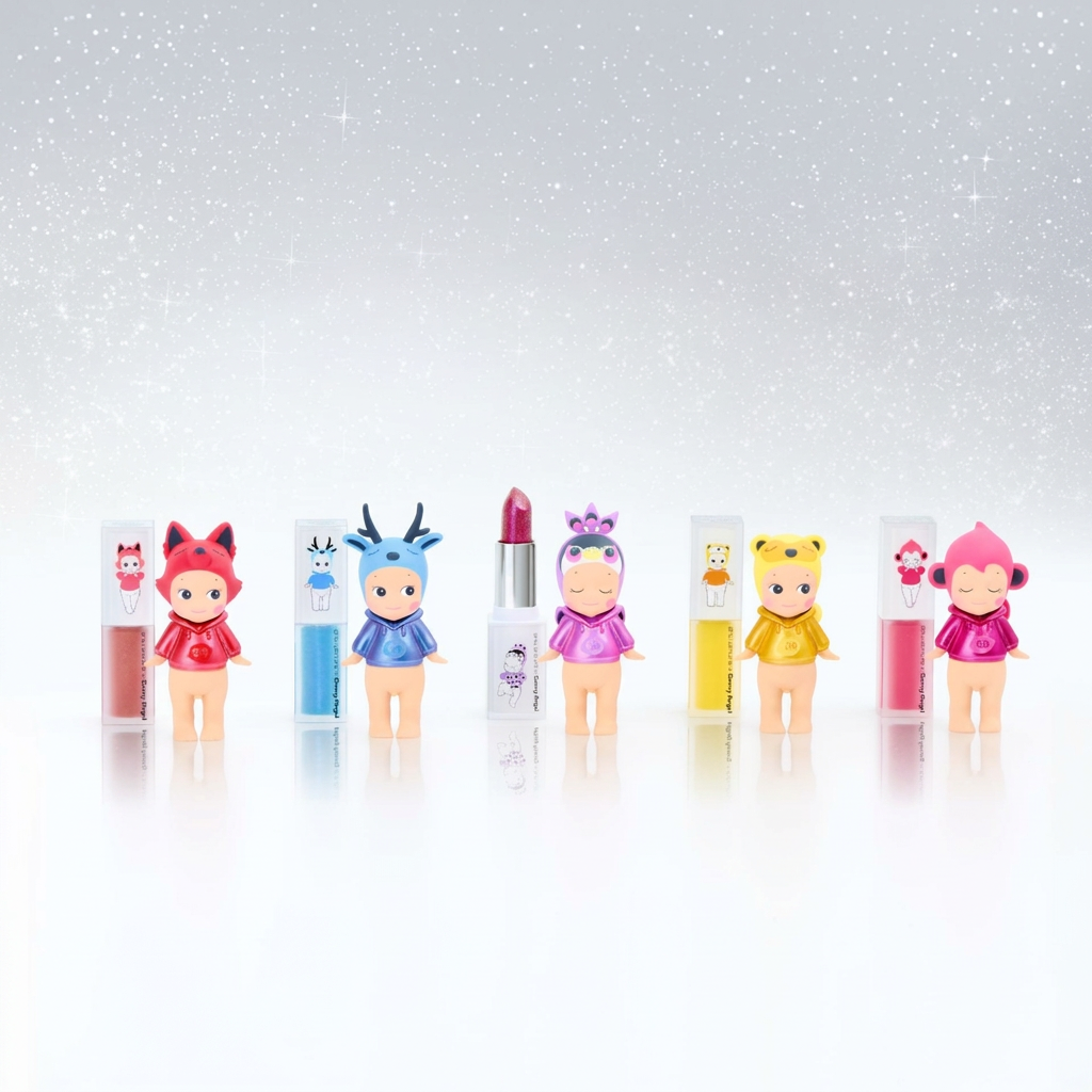 Sonny Angel × shu uemura Makeup Angel Series – lineup 5 figurek