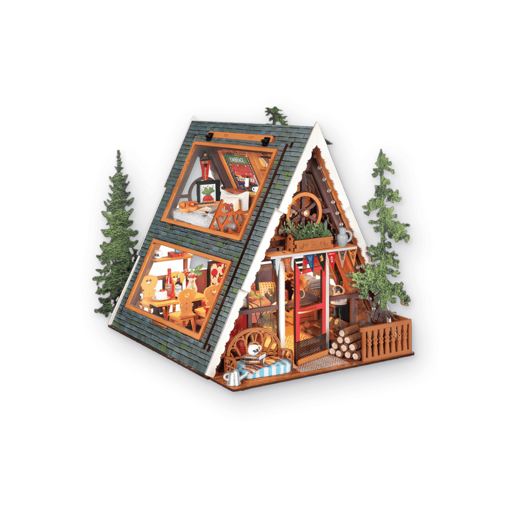 ROBOTIME - Rolife A-Frame Cabin - KICKOMI