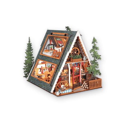 ROBOTIME - Rolife A-Frame Cabin - KICKOMI