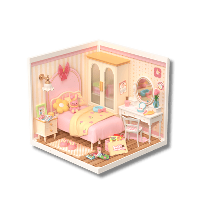 ROBOTIME - Rolife Lovely Pink Bedroom - KICKOMI