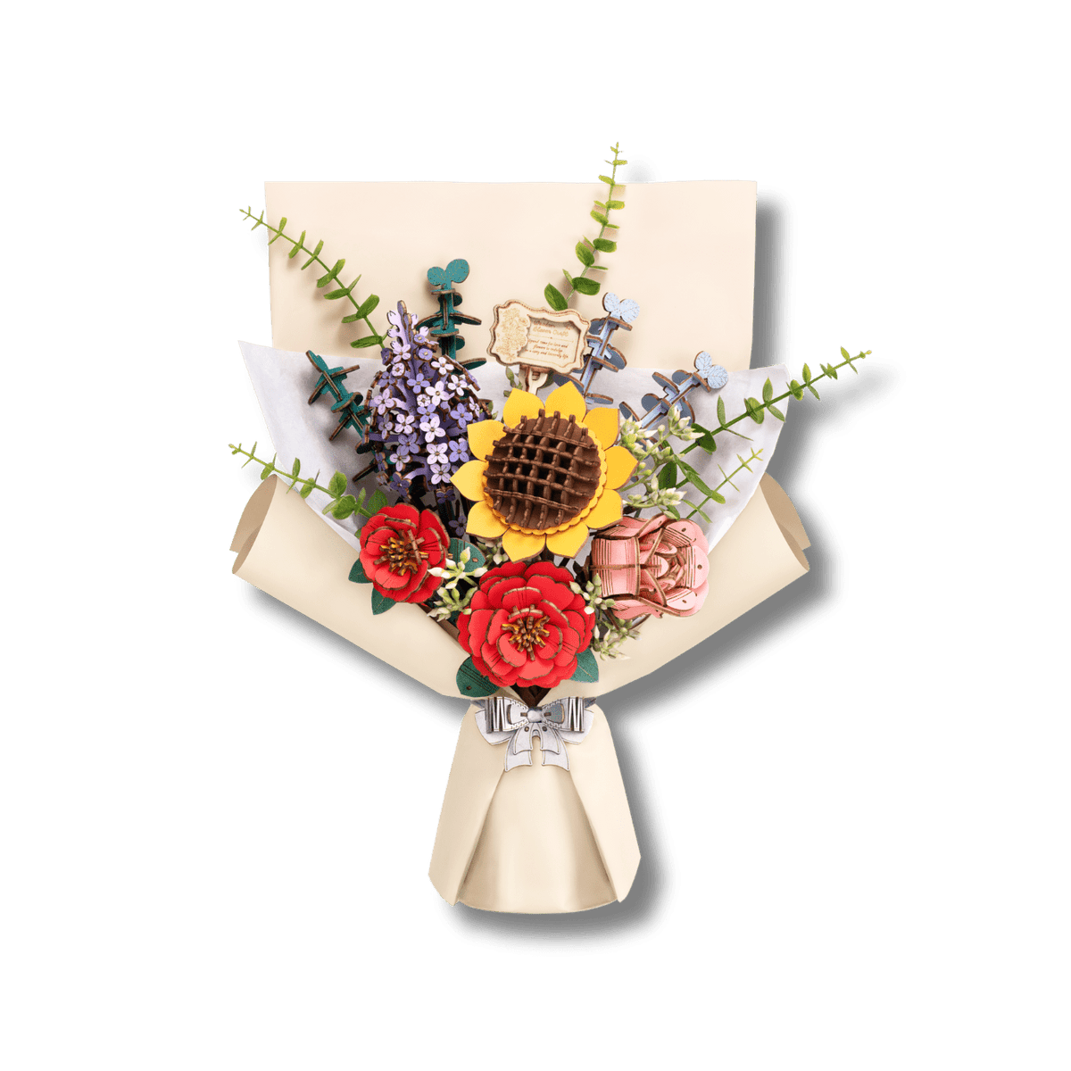ROBOTIME - Rowood Flower Bouquet Bukiet - KICKOMI