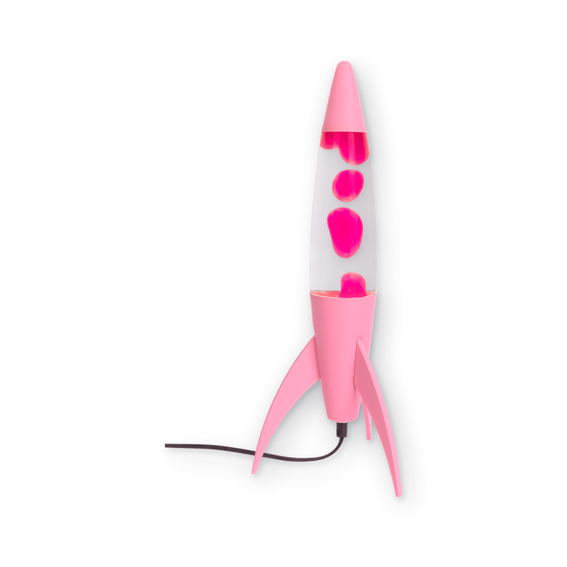 Lampa Lava Monochromatic Pink Rocket
