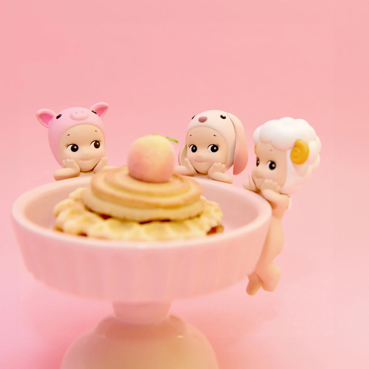 Sonny Angel Hippers – Pig, Lop Ear Rabbit i Sheep