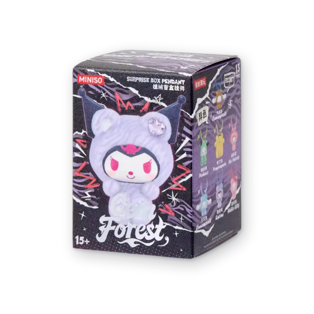 Sanrio Characters Gem Forest Flocked Pendant – blind box