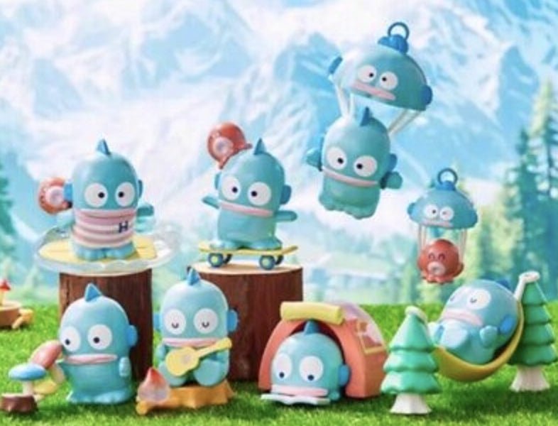 Hangyodon Outdoor Life – figurka Sanrio | Kickomi – KICKOMI