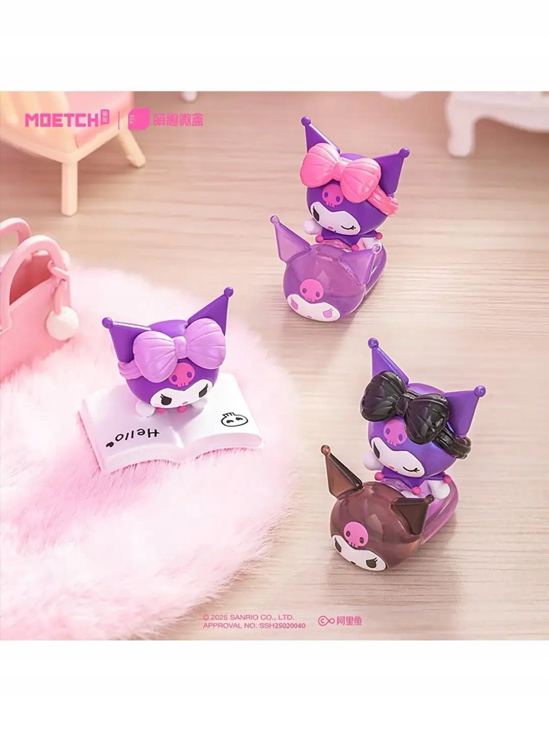 Sanrio - Kuromi Micro Cozy Cottage Mini | Blind Box Figurka Kolekcjonerska - KICKOMI