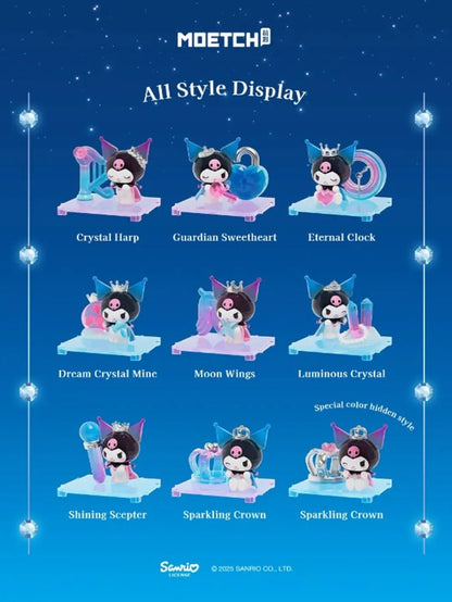 Sanrio - Kuromi Shimmering Crystal Palace Series Mini Box Micro | Blind Box Figurka Kolekcjonerska - KICKOMI