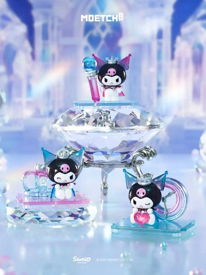 Sanrio - Kuromi Shimmering Crystal Palace Series Mini Box Micro | Blind Box Figurka Kolekcjonerska - KICKOMI