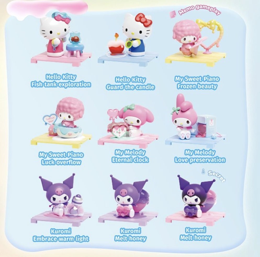 Sanrio - Sanrio Characters Melting Heart Series | Blind Box Figurka Kolekcjonerka - KICKOMI