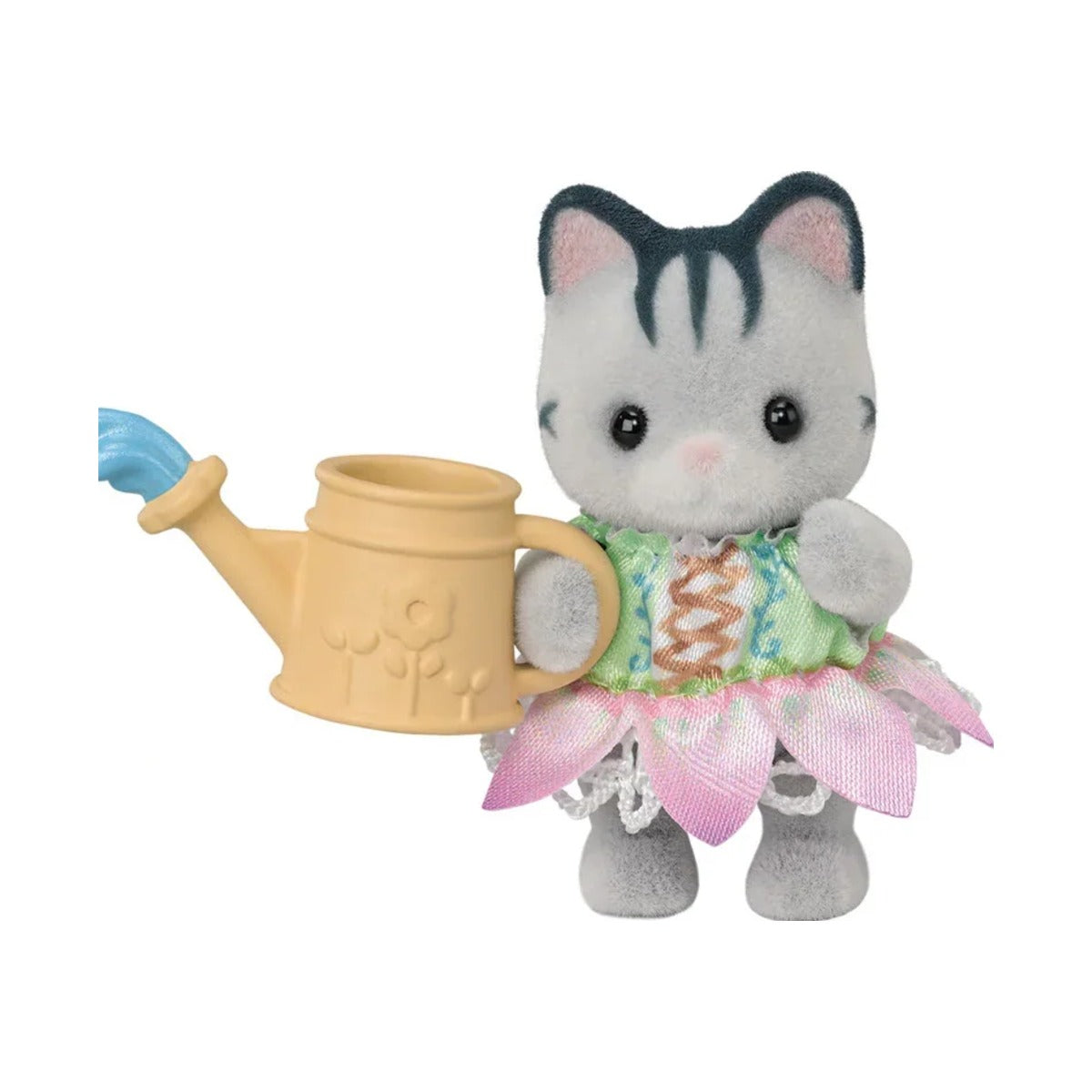Sylvanian Families Blooming Baby Friends – Gray Cat Baby