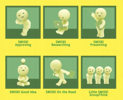 Smiski - Smiski At Work Glow in The Dark | Blind Box Figurka Kolekcjonerka - KICKOMI