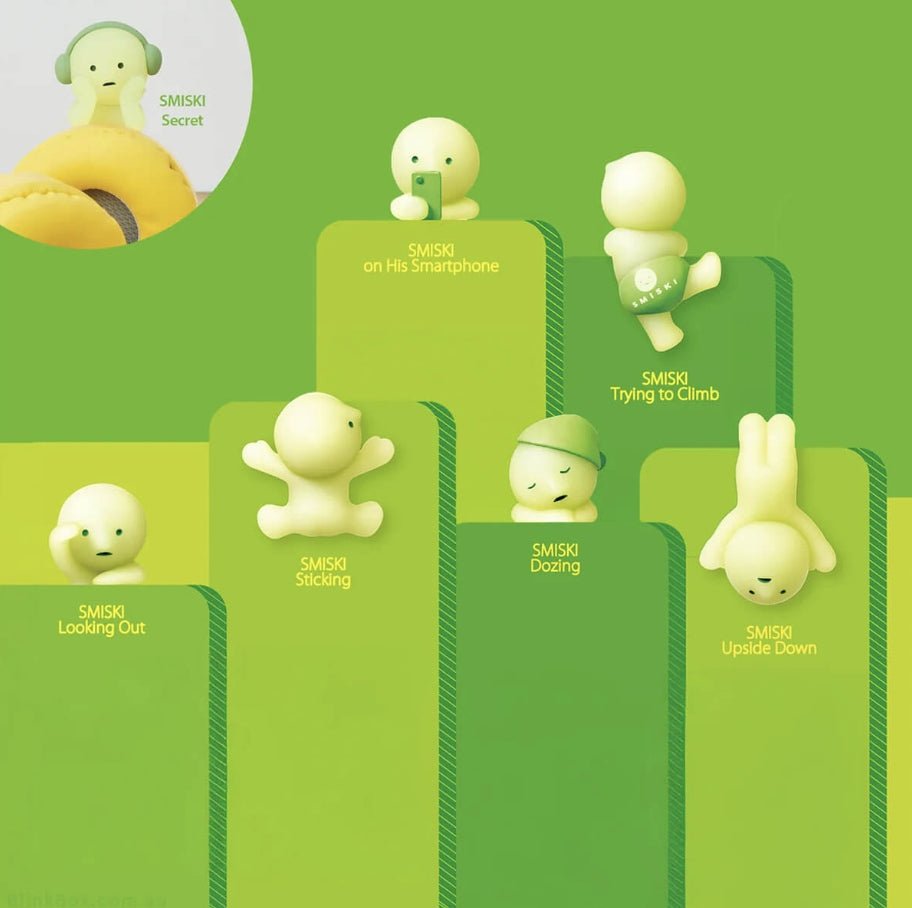 Smiski - Smiski Hippers Glow in the dark! | Blind Box Zawieszka na Telefon - KICKOMI