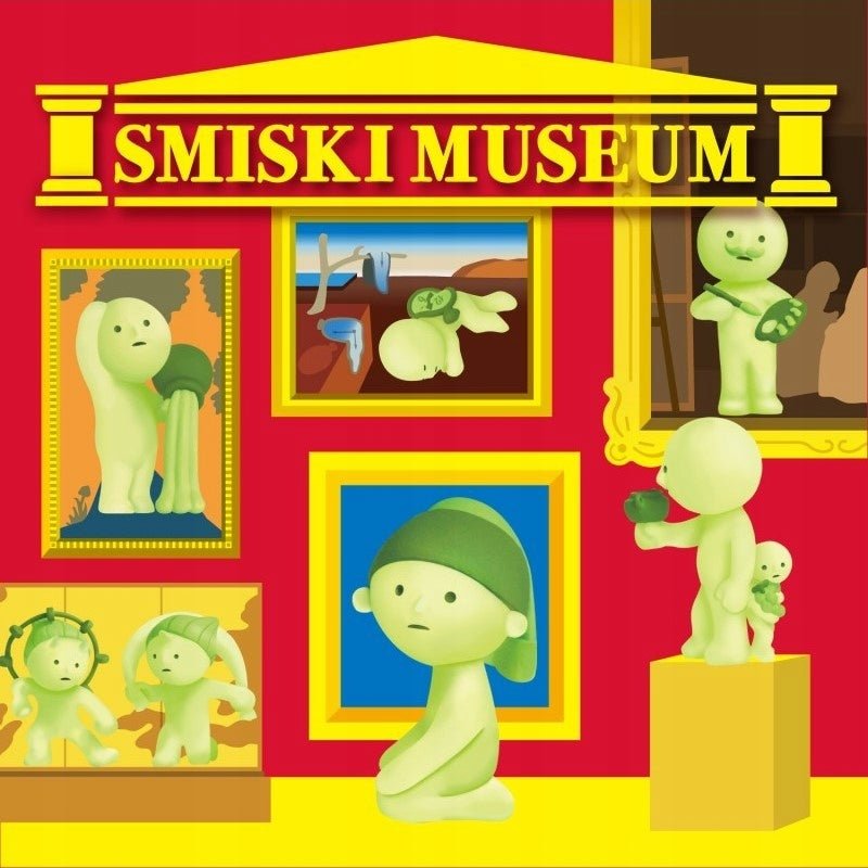 Smiski - Smiski Mini laleczka świecąca w ciemności - Museum | Blind Box Figurka Kolekcjonerska - KICKOMI