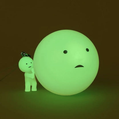 Smiski - SMISKI Strap - Series 1, Glow in The Dark Charm Accessory | Blind Box Brelok - KICKOMI