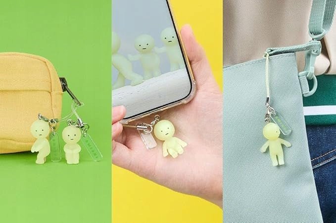 Smiski - SMISKI Strap - Series 1, Glow in The Dark Charm Accessory | Blind Box Brelok - KICKOMI