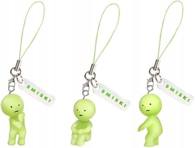 Smiski - SMISKI Strap - Series 1, Glow in The Dark Charm Accessory | Blind Box Brelok - KICKOMI