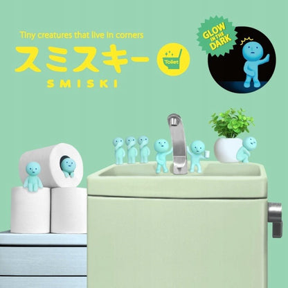 Smiski - SMISKI Toilet Series Glow in the dark | Blind Box Figurka Kolekcjonerka - KICKOMI