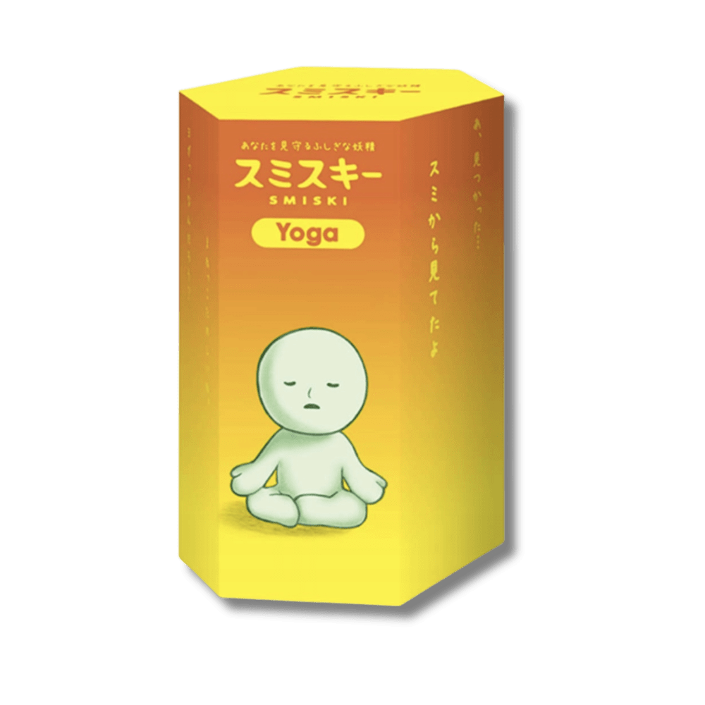 Smiski - Smiski Yoga Mini Glow in the dark laleczka świecąca w ciemności | Blind Box Figurka Kolekcjonerka - KICKOMI