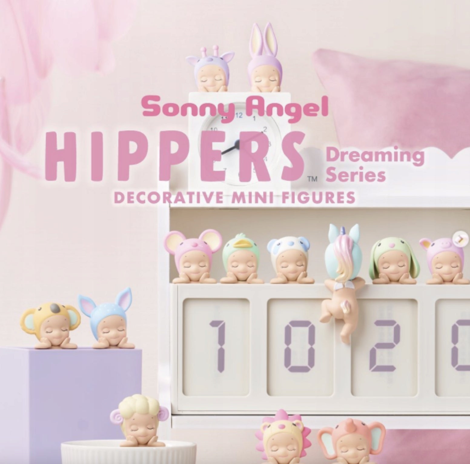 Sonny Angel - Sonny Angel Dreaming Hippers Series | Blind Box Zawieszka na Telefon - KICKOMI
