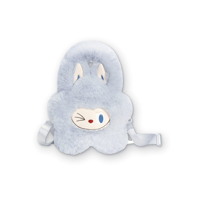 The Monsters Labubu Plush Flower Bag Blue