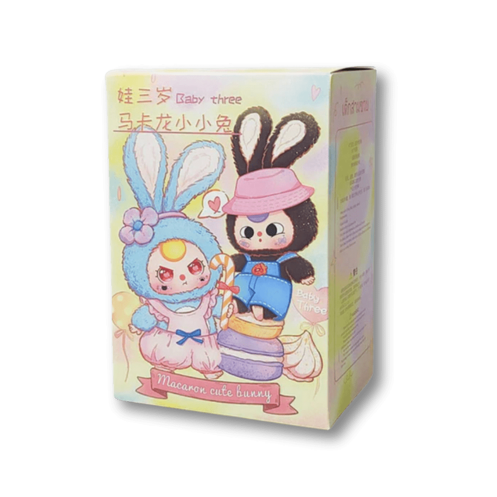 Top Toy - Baby Three Rabbit Macaron Cute Bunny Plush Series | Blind Box Brelok - KICKOMI