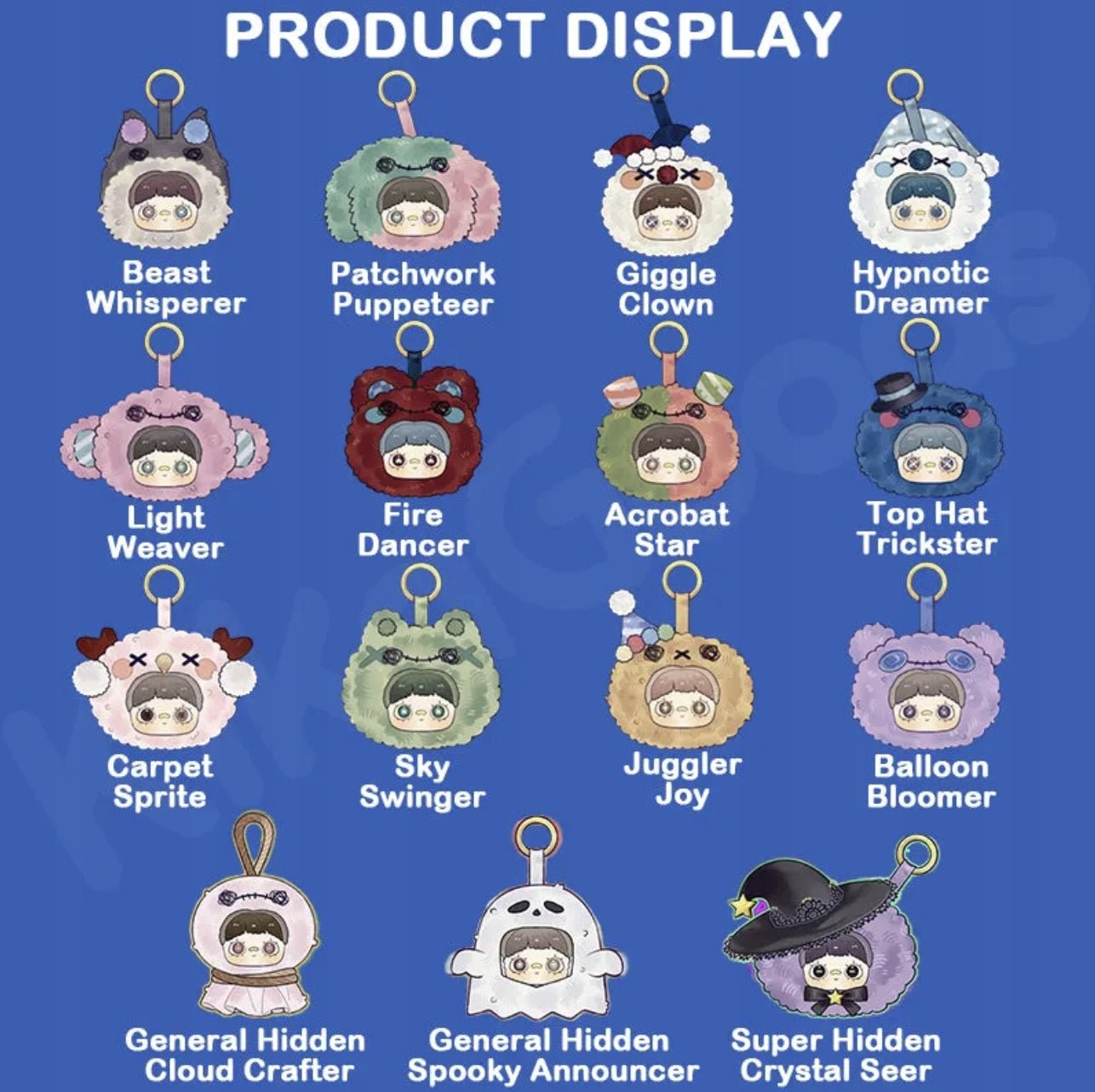 Top Toy - MayMei Crazy Circus Series Plush Dolls | Blind Box Brelok - KICKOMI