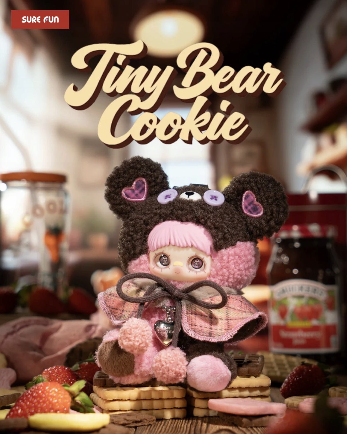 TOP TOY - MayMei Tiny Bear Cookie Series Plush | Blind Box Brelok - KICKOMI