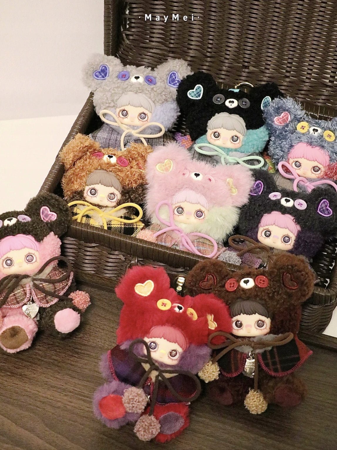 TOP TOY - MayMei Tiny Bear Cookie Series Plush | Blind Box Brelok - KICKOMI