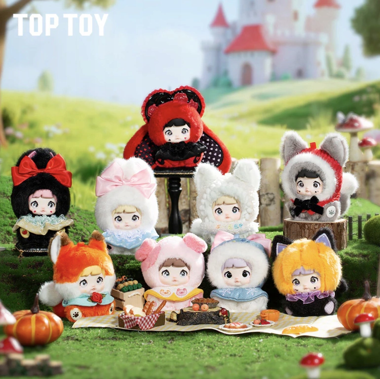 TOP TOY - NOMMI Fairytale Town Plush | Blind Box Brelok - KICKOMI