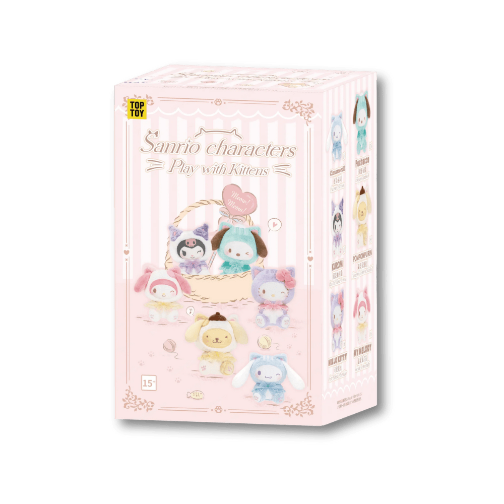 TOP TOY - Sanrio Characters Play with Kittens | Blind Box Brelok - KICKOMI