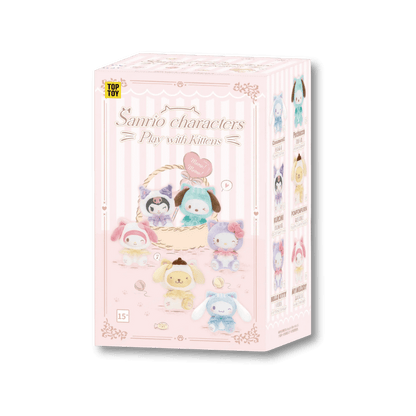 TOP TOY - Sanrio Characters Play with Kittens | Blind Box Brelok - KICKOMI