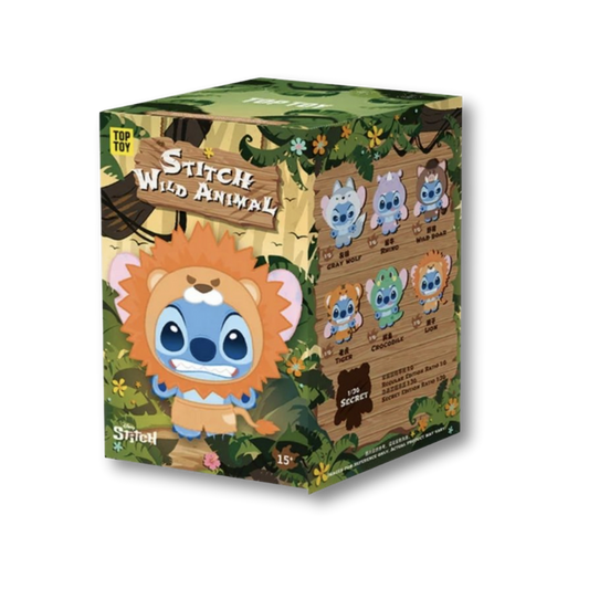 TOP TOY - Stitch Wild Animal Series Plush | Blind Box Brelok - KICKOMI