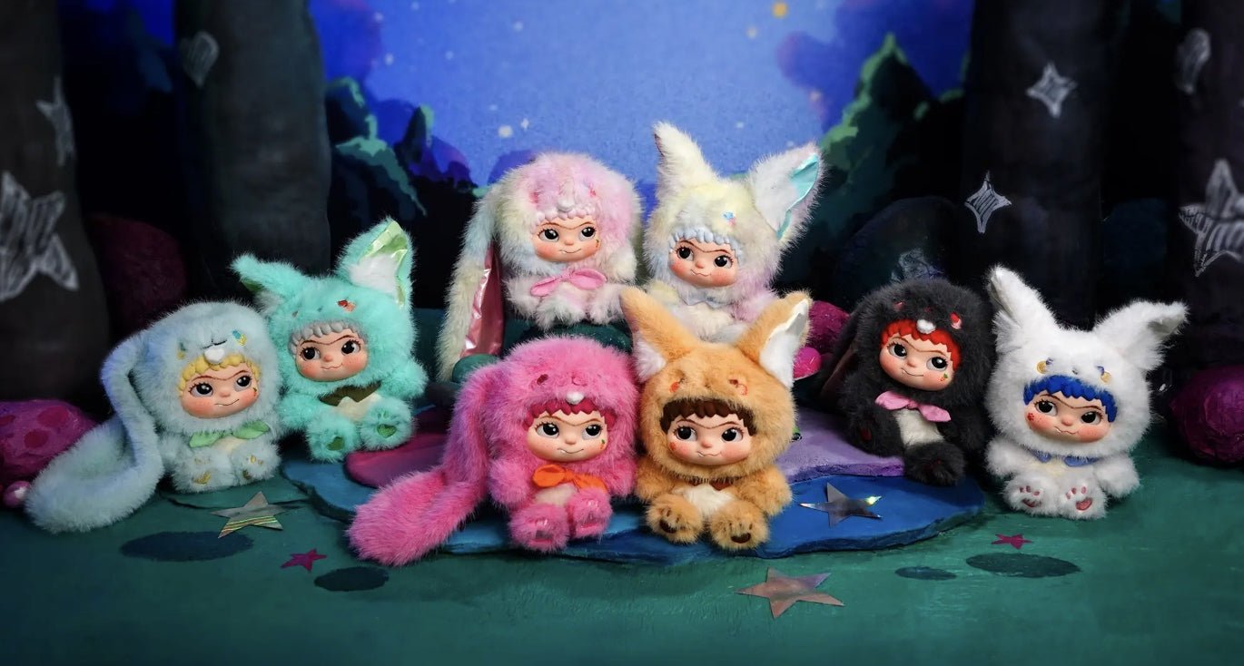 Top Toy - Wakuku Fox & Bunny trick or treat Series Trading | Blind Box Brelok Plush - KICKOMI