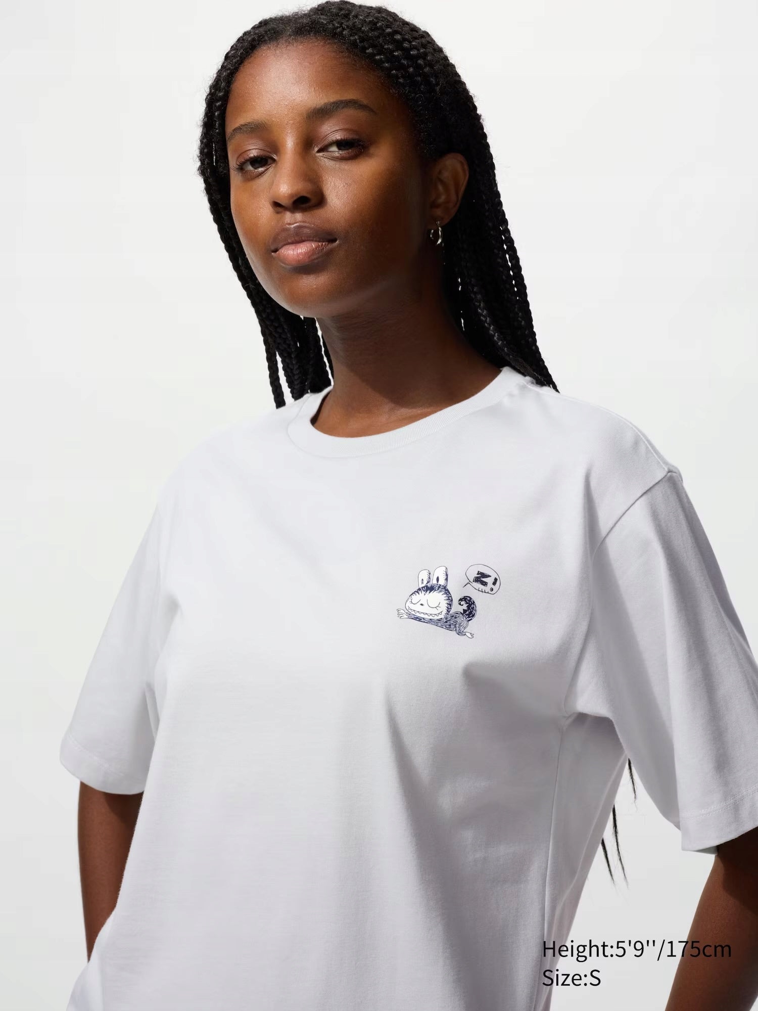 UNIQLO - Uniqlo x POP MART Short Sleeve UT Graphic T-Shirt Zimomo Labubu szara (XL) - KICKOMI