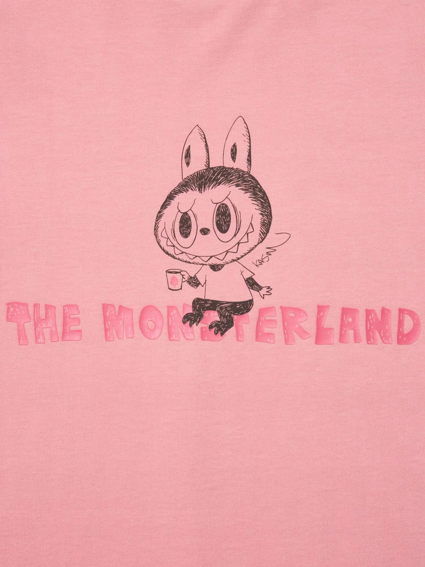 UNIQLO - Uniqlo x POP MART UT Graphic T-Shirt The Monsterland Labubu różowy (XL) - KICKOMI