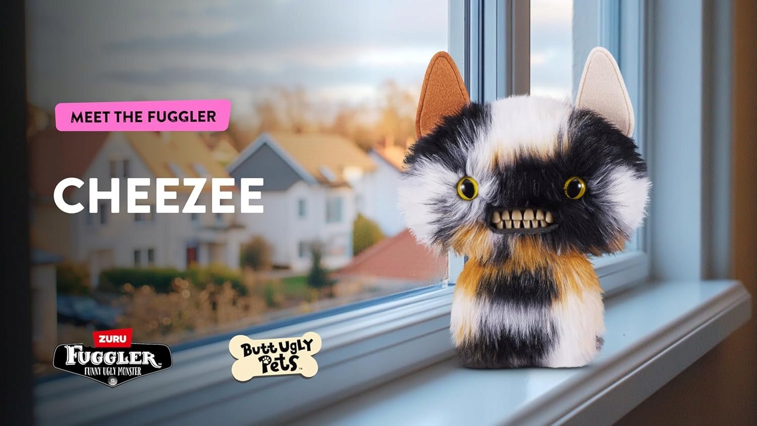 ZURU - Fuggler Butt UGLY PETS Calico Cat - KICKOMI